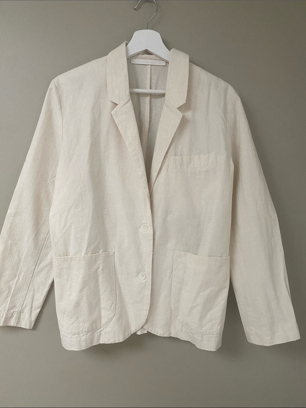 Elsa Esturgie Organic Cotton Hemp Blazer size 36